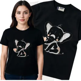 koszulka-damska-czarny-bawelna-t-shirt-m-nadruk