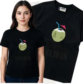 koszulka-damska-czarny-bawelna-t-shirt-m-nadruk