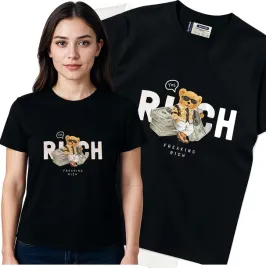koszulka-damska-czarny-bawelna-t-shirt-s-nadruk