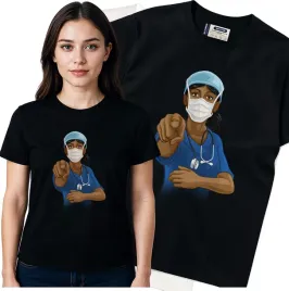 koszulka-damska-czarny-bawelna-t-shirt-m-nadruk
