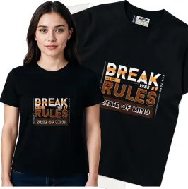 koszulka-damska-czarny-bawelna-t-shirt-s-nadruk