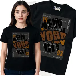 koszulka-damska-czarny-bawelna-t-shirt-l-nadruk