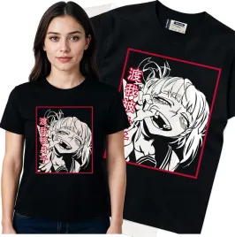 koszulka-damska-czarny-bawelna-t-shirt-s-nadruk