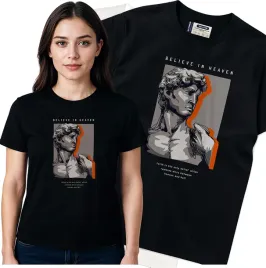 koszulka-damska-czarny-bawelna-t-shirt-s-nadruk