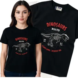 koszulka-damska-czarny-bawelna-t-shirt-s-nadruk
