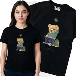 koszulka-damska-czarny-bawelna-t-shirt-s-nadruk
