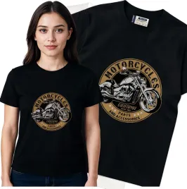 koszulka-damska-czarny-bawelna-t-shirt-s-nadruk