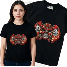 koszulka-damska-czarny-bawelna-t-shirt-xl-nadruk