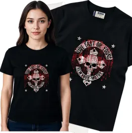 koszulka-damska-czarny-bawelna-t-shirt-m-nadruk