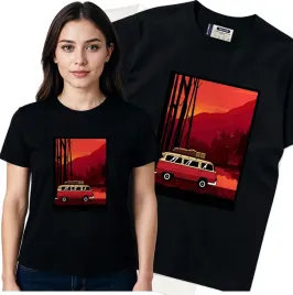 koszulka-damska-czarny-bawelna-t-shirt-s-nadruk