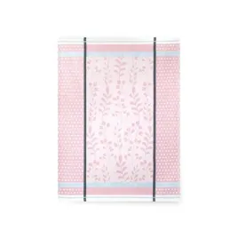 scierka-do-naczyn-50x70-flora-rozowa-listki-kropki