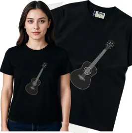 koszulka-damska-czarny-bawelna-t-shirt-s-nadruk