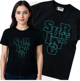 koszulka-damska-czarny-bawelna-t-shirt-m-nadruk