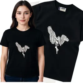koszulka-damska-czarny-bawelna-t-shirt-xxl-nadruk