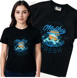 koszulka-damska-czarny-bawelna-t-shirt-s-nadruk