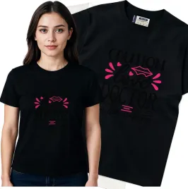 koszulka-damska-czarny-bawelna-t-shirt-m-nadruk