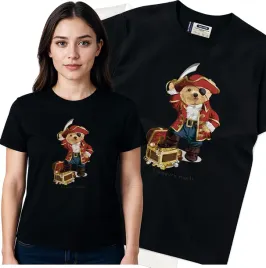 koszulka-damska-czarny-bawelna-t-shirt-s-nadruk