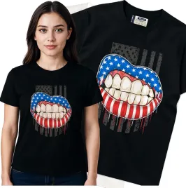 koszulka-damska-czarny-bawelna-t-shirt-m-nadruk