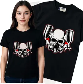 koszulka-damska-czarny-bawelna-t-shirt-m-nadruk