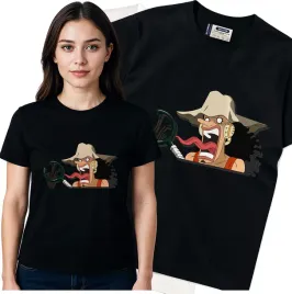 koszulka-damska-czarny-bawelna-t-shirt-s-nadruk