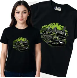 koszulka-damska-czarny-bawelna-t-shirt-m-nadruk