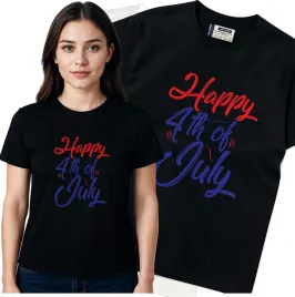 koszulka-damska-czarny-bawelna-t-shirt-m-nadruk
