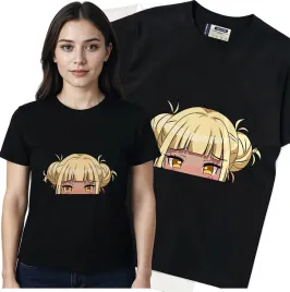 koszulka-damska-czarny-bawelna-t-shirt-s-nadruk