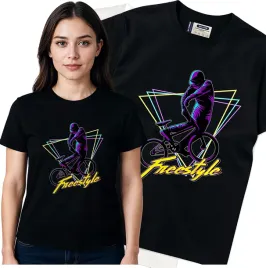 koszulka-damska-czarny-bawelna-t-shirt-m-nadruk