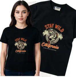 koszulka-damska-czarny-bawelna-t-shirt-m-nadruk