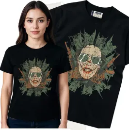 koszulka-damska-czarny-bawelna-t-shirt-l-nadruk