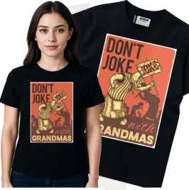 koszulka-damska-czarny-bawelna-t-shirt-m-nadruk