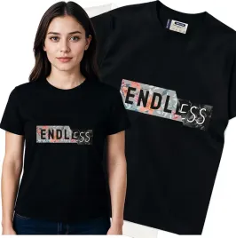 koszulka-damska-czarny-bawelna-t-shirt-s-nadruk