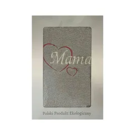 prezent-dla-mamy-recznik-70x140-mama-szary-jasny