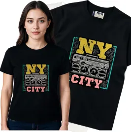 koszulka-damska-czarny-bawelna-t-shirt-m-nadruk