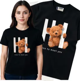 koszulka-damska-czarny-bawelna-t-shirt-s-nadruk