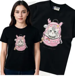 koszulka-damska-czarny-bawelna-t-shirt-s-nadruk