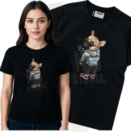 koszulka-damska-czarny-bawelna-t-shirt-s-nadruk
