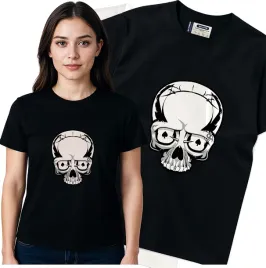 koszulka-damska-czarny-bawelna-t-shirt-m-nadruk