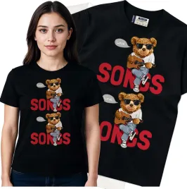 koszulka-damska-czarny-bawelna-t-shirt-m-nadruk