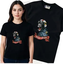 koszulka-damska-czarny-bawelna-t-shirt-m-nadruk