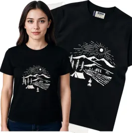 koszulka-damska-czarny-bawelna-t-shirt-s-nadruk