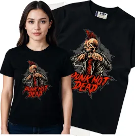 koszulka-damska-czarny-bawelna-t-shirt-s-nadruk