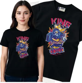 koszulka-damska-czarny-bawelna-t-shirt-m-nadruk