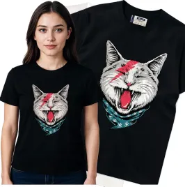koszulka-damska-czarny-bawelna-t-shirt-s-nadruk