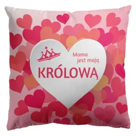 poszewka-45x45-mama-jest-moja-krolowa-serca-rozowa