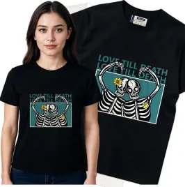 koszulka-damska-czarny-bawelna-t-shirt-s-nadruk