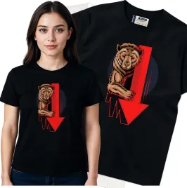 koszulka-damska-czarny-bawelna-t-shirt-m-nadruk