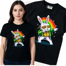 koszulka-damska-czarny-bawelna-t-shirt-m-nadruk