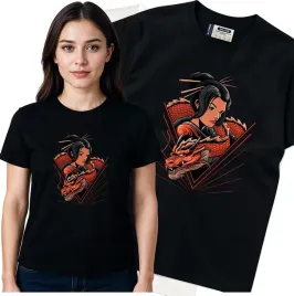 koszulka-damska-czarny-bawelna-t-shirt-m-nadruk