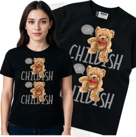 koszulka-damska-czarny-bawelna-t-shirt-l-nadruk